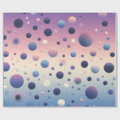 Pastel Polka Dreams Geschenkpapier (Flach)