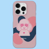 Pastel Poodle Mom Custom Name Phone Case iPhone Hülle