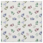 Pastel Poodles Stoff (Muster)