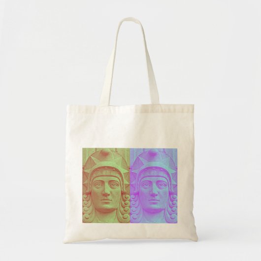 Pastel Pop Art Deco Tragetasche (Vorne)