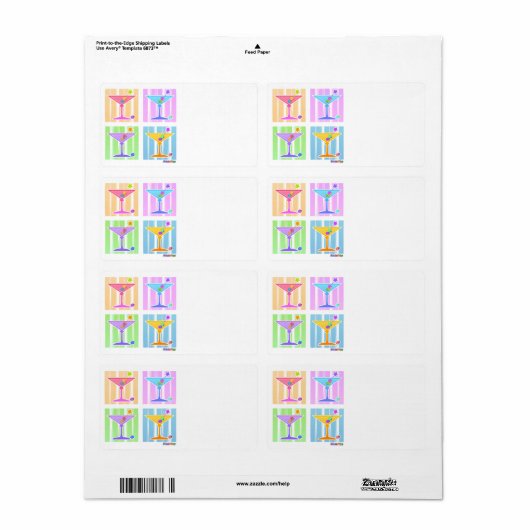 PASTEL POP ART MARTINIS (Vorne)