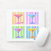 PASTEL POP ART MARTINIS MOUSEPAD (Mit Mouse)