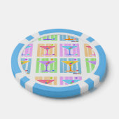 PASTEL POP ART MARTINIS POKERCHIPS (Einzeln)