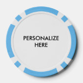 PASTEL POP ART MARTINIS POKERCHIPS (Rückseite)