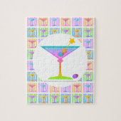 PASTEL POP ART MARTINIS PUZZLE (Vertikal)