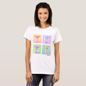 PASTEL POP ART MARTINIS T-Shirt (Vorne ganz)