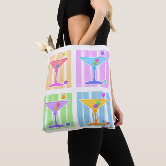 PASTEL POP ART MARTINIS TASCHE (Von Nahem)