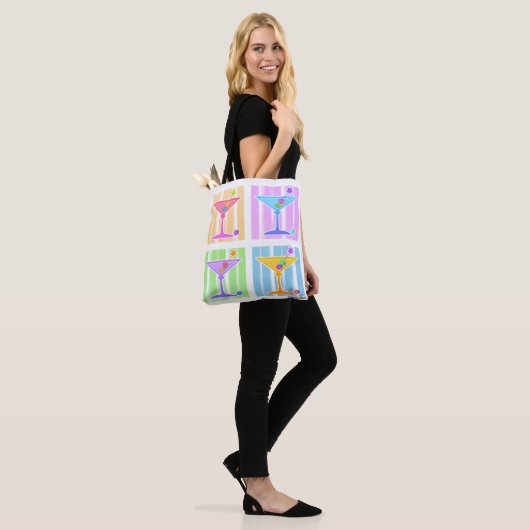PASTEL POP ART MARTINIS TASCHE (Am Model)