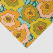 Pastel Poppies Tissue Wrapping Paper Seidenpapier (Detail)