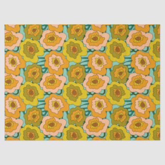Pastel Poppies Tissue Wrapping Paper Seidenpapier