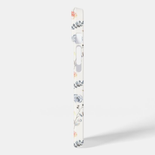 Pastel Poppy Blumengartenmuster Case-Mate iPhone Hülle (Rückseite / Links)