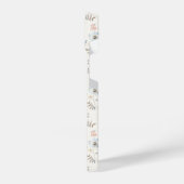 Pastel Poppy Blumengartenmuster iPhone Hülle (Linke Seite)