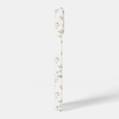 Pastel Poppy Blumengartenmuster iPhone Hülle (Rechte Seite)