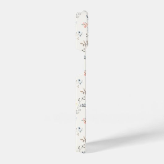 Pastel Poppy Blumengartenmuster iPhone Hülle (Rechte Seite)