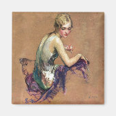 Pastel Portrait Magnet (Vorne)