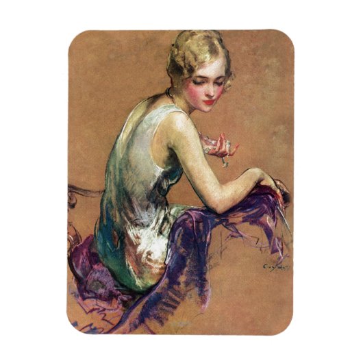 Pastel Portrait Magnet (Vertikal)