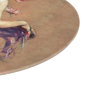 Pastel Portrait Schneidebrett (Ecke)