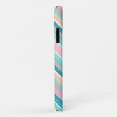Pastel Positive Vibes Stripes iPhone 11 Fall Case-Mate iPhone Hülle (Hinten/Rechts)