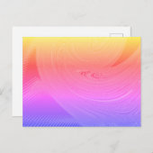 Pastel Postkarte, Pastel Postal Postkarte (Vorne/Hinten)