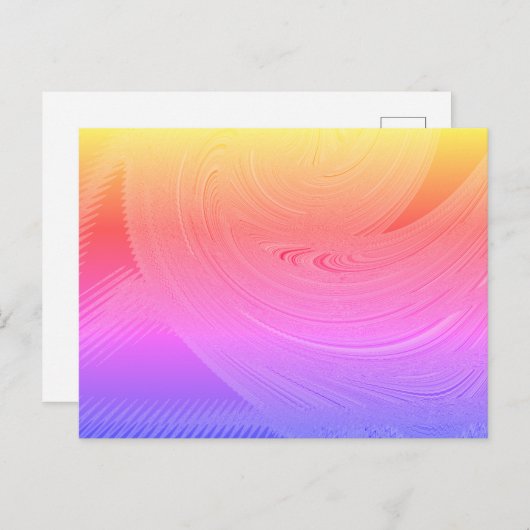 Pastel Postkarte, Pastel Postal Postkarte (Vorne/Hinten)