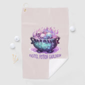Pastel Potion Cauldron Golfhandtuch (Insitu)