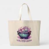 Pastel Potion Cauldron Jumbo Stoffbeutel (Rückseite)