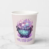 Pastel Potion Cauldron Pappbecher (Rückseite)