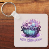 Pastel Potion Cauldron Schlüsselanhänger (Vorderseite)