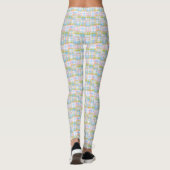 Pastel Preppy Madras Patchwork Style Kariert Tarta Leggings (Rückseite)