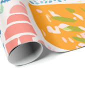 Pastel Preppy Patchwork Geschenkpapier (Rolleneckpunkt)