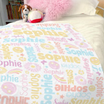 Pastel Preppy Smilie Gesichter Star individuelle N