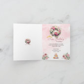 Pastel Princess Sweet 15 Geburtstag Einladung (Innenseite)