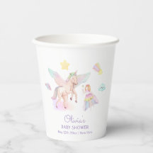 Pastel Princess Unicorn Kinderdusche