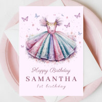 Pastel-Prinzessin zum 1. Geburtstag