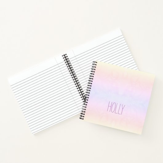 Pastel Prism Personalisiertes Notebook Notizblock (Innenseite)