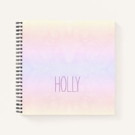 Pastel Prism Personalisiertes Notebook Notizblock