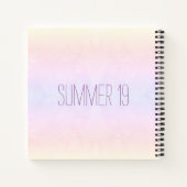 Pastel Prism Personalisiertes Notebook Notizblock (Rückseite)