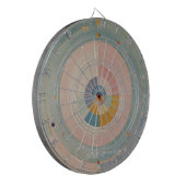 Pastel Prism: Rainbow Color Wheels Dartscheibe (Vorderseite Links)