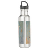 Pastel Prism: Rainbow Color Wheels Edelstahlflasche (Rückseite)