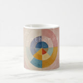 Pastel Prism: Rainbow Color Wheels Kaffeetasse (Mittel)