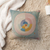 Pastel Prism: Rainbow Color Wheels Kissen (Decke)