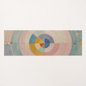 Pastel Prism: Rainbow Color Wheels Yogamatte (Rückseite (Horizontal))