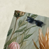 Pastel Protea Traumhaft: Elegante Blumen Strandtuch (Beispiel)