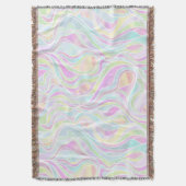 Pastel Psychedelic, gestanztes Glas Abstrakt Decke (Vorderseite Vertikal)