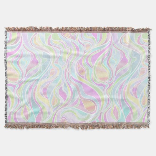 Pastel Psychedelic, gestanztes Glas Abstrakt Decke (Vorderseite)