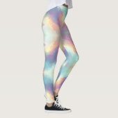 Pastel Psychedelic Pattern | Iridescent Nebula Leggings (Rechts)