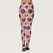 Pastel Puking Pumpkins Mitternacht Leggings (Rückseite)