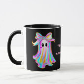 Pastel Pumpkin & Ghost Halloween Tasse (Links)
