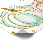 Pastel Pumpkin Mimosa Bar Sign Poster (Ecke)