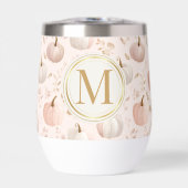 Pastel Pumpkin Monogram - Personalisiert Initial (Vorderseite)